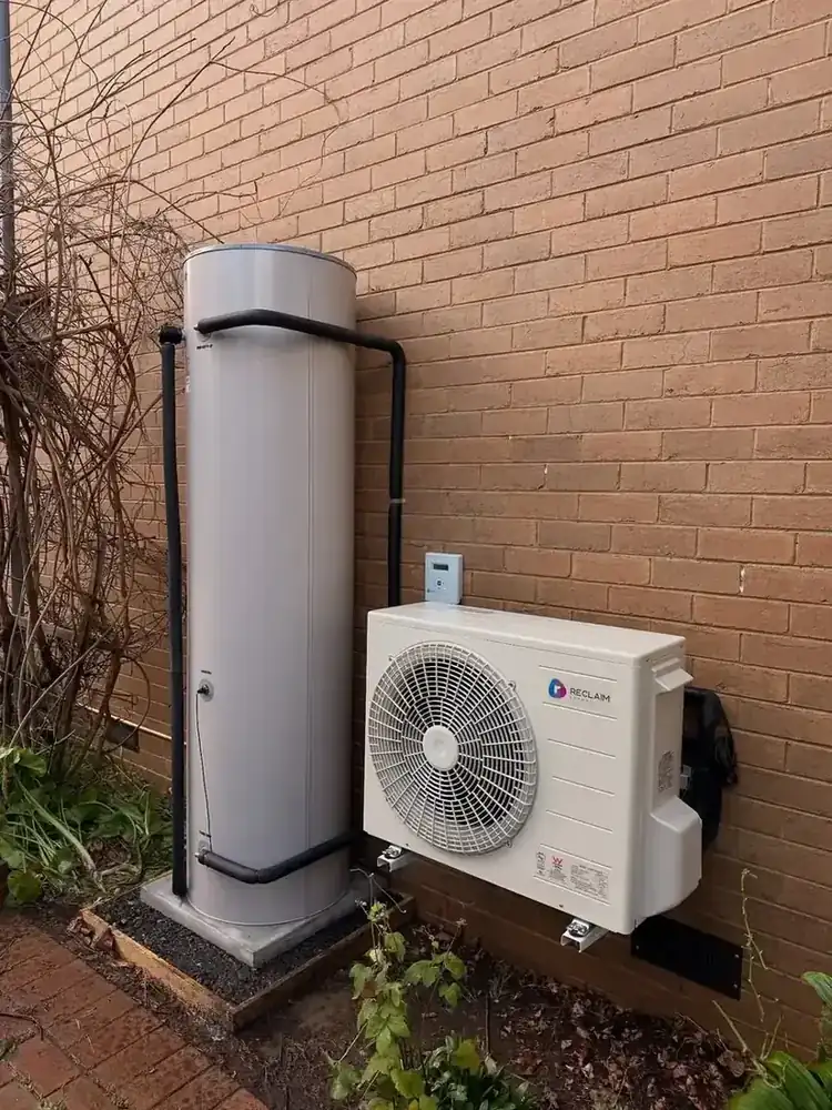 Reclaim heat pump install with VEU rebate applied