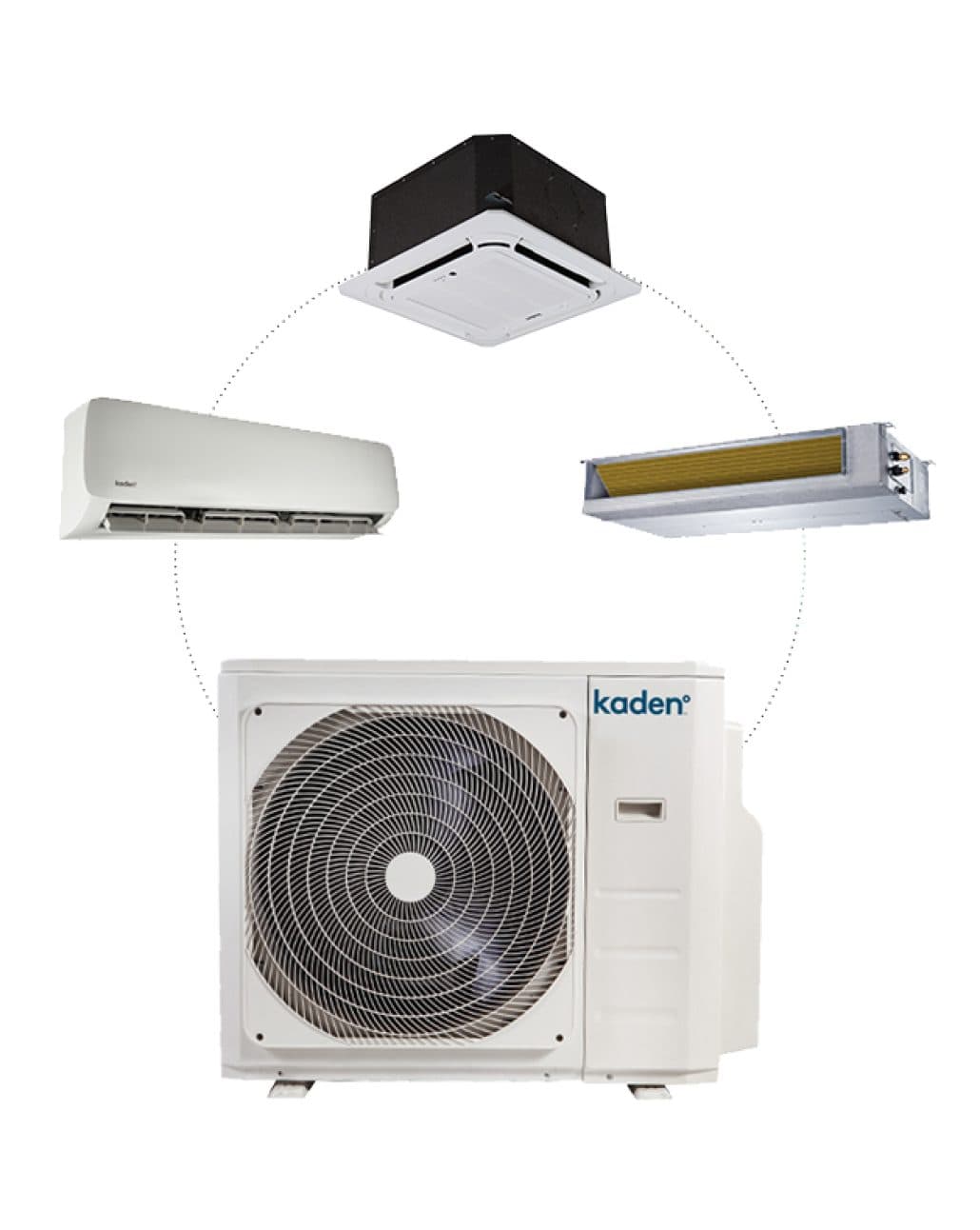 Kaden 18 kW multi-head condenser + indoor heads