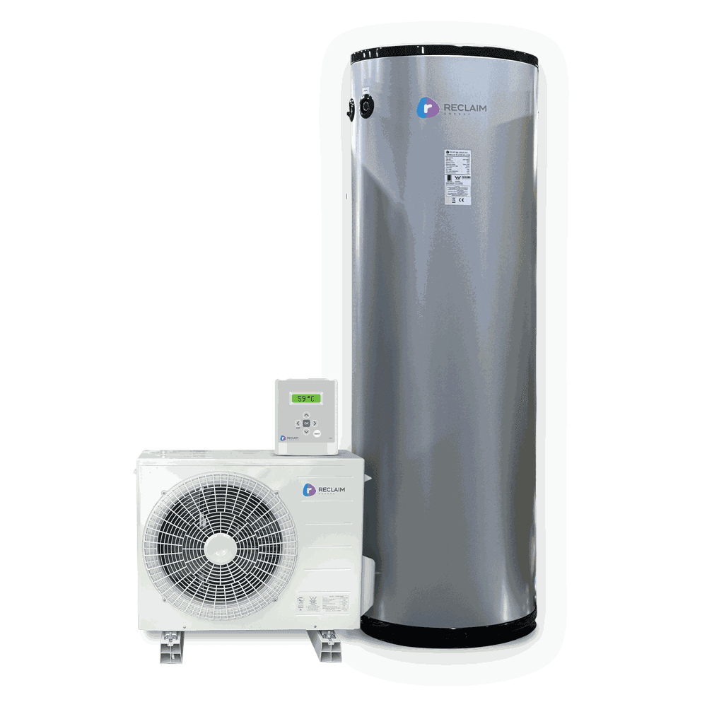 Reclaim 315L duplex stainless steel heat pump tank