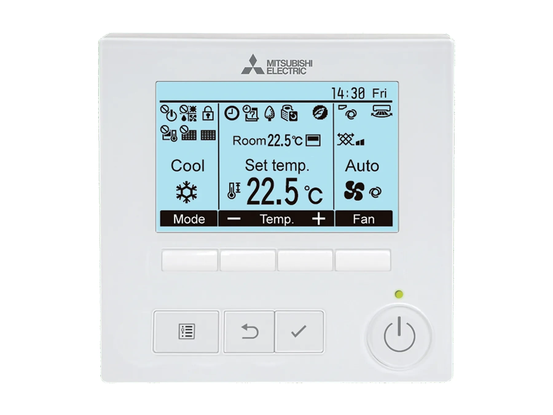 Mitsubishi PAR-41MAA standard wired wall controller